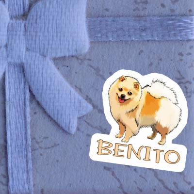 Sticker German Spitz Benito Notebook Sticker German Spitz Benito Gift package Image