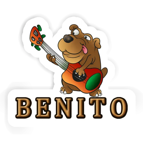 Aufkleber Gitarrist Benito Laptop Aufkleber Gitarrist Benito Laptop Image