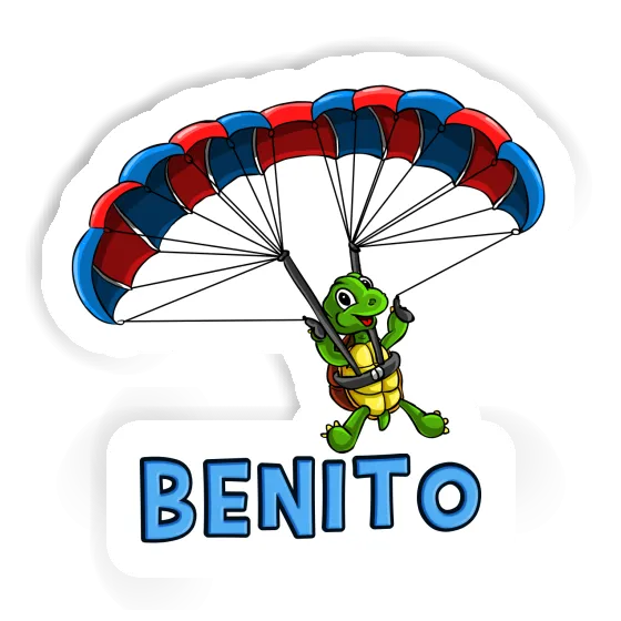 Aufkleber Gleitschirmflieger Benito Notebook Aufkleber Gleitschirmflieger Benito Gift package Image
