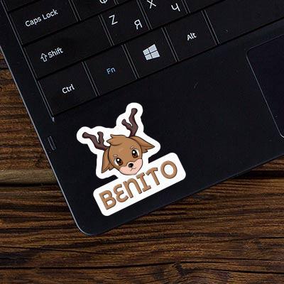 Deerhead Sticker Benito Laptop Image
