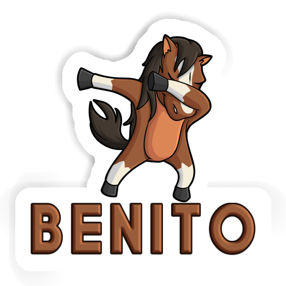 Sticker Dabbing Horse Benito Notebook Sticker Dabbing Horse Benito Gift package Image