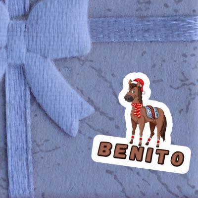 Cheval de Noël Autocollant Benito Notebook Cheval de Noël Autocollant Benito Gift package Image
