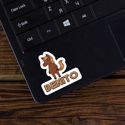 Sticker Horse Benito Laptop Image