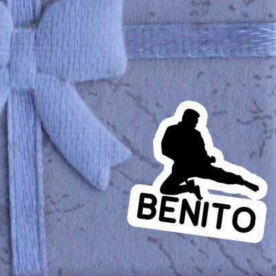 Autocollant Benito Karatéka Laptop Image