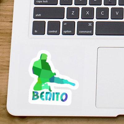 Sticker Benito Karateka Laptop Sticker Benito Karateka Laptop Image