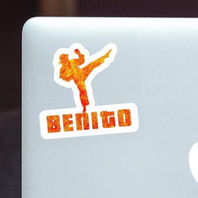 Benito Autocollant Karatéka Laptop Benito Autocollant Karatéka Laptop Image