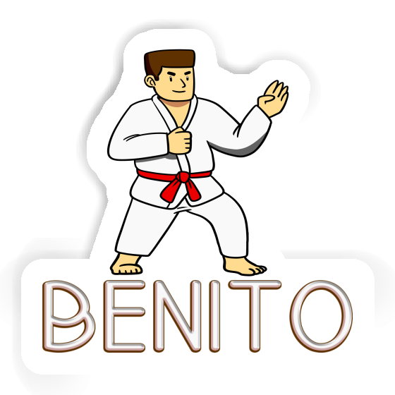 Autocollant Benito Karatéka Autocollant Benito Karatéka Image