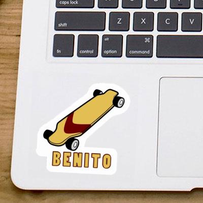 Skateboard Autocollant Benito Laptop Image