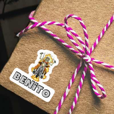 Sticker Benito Motorcycle Rider Notebook Sticker Benito Motorcycle Rider Gift package Image
