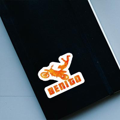 Benito Aufkleber Motocross-Fahrer Notebook Benito Aufkleber Motocross-Fahrer Gift package Image