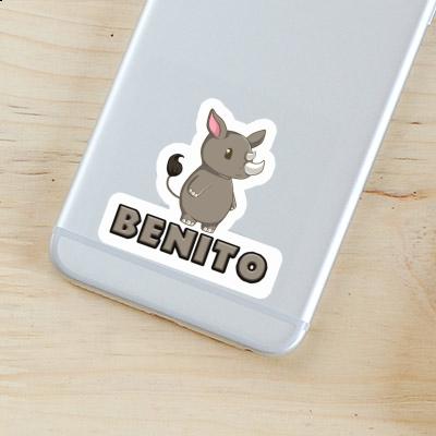 Benito Sticker Rhinoceros Benito Sticker Rhinoceros Image