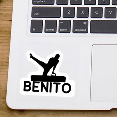 Autocollant Benito Gymnaste Notebook Autocollant Benito Gymnaste Gift package Image
