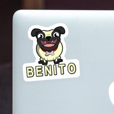 Sticker Benito Pug Notebook Sticker Benito Pug Gift package Image
