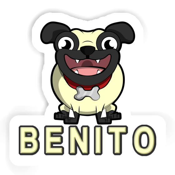 Sticker Benito Pug Sticker Benito Pug Image
