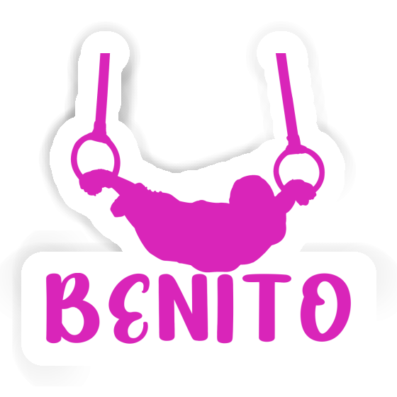 Ring gymnast Sticker Benito Notebook Ring gymnast Sticker Benito Notebook Image