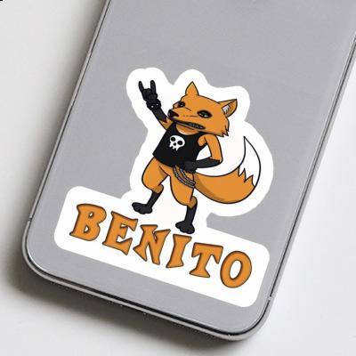 Autocollant Renard Benito Notebook Image