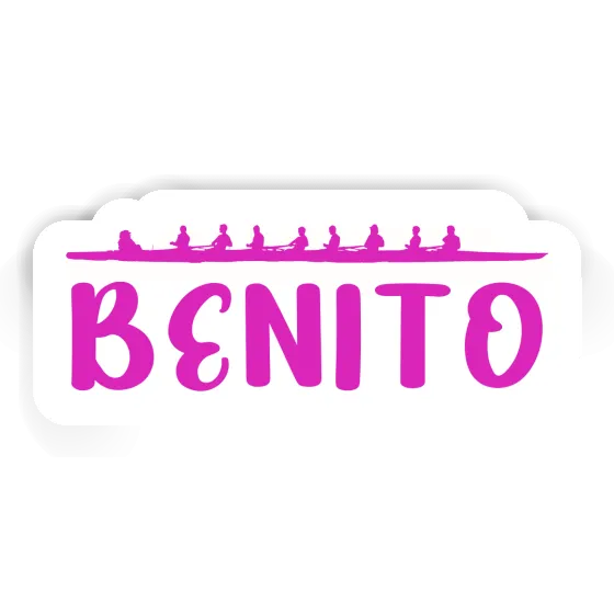 Benito Sticker Rowboat Laptop Benito Sticker Rowboat Laptop Image