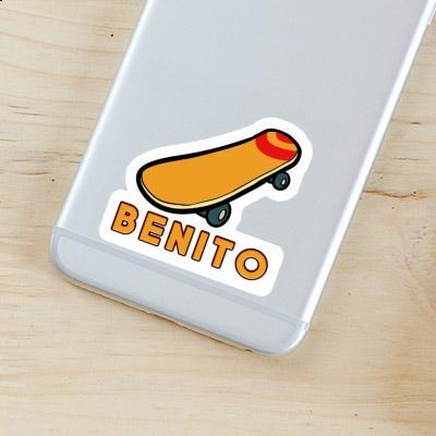 Skateboard Sticker Benito Laptop Image