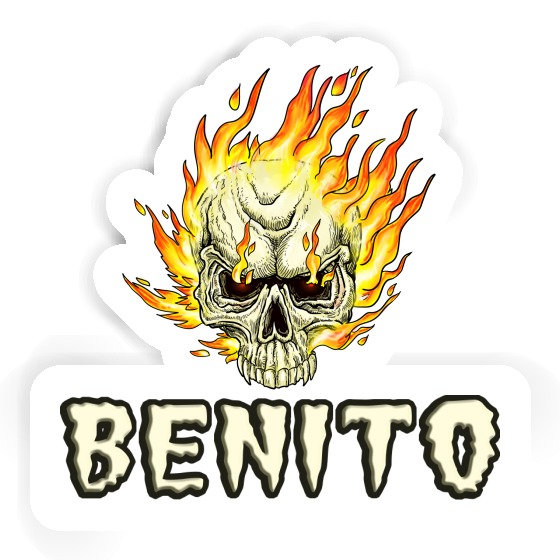 Tête de mort Autocollant Benito Notebook Tête de mort Autocollant Benito Gift package Image