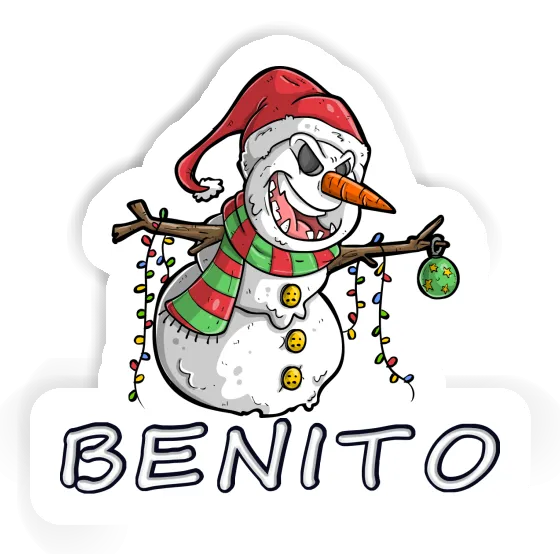 Snowman Sticker Benito Snowman Sticker Benito Image