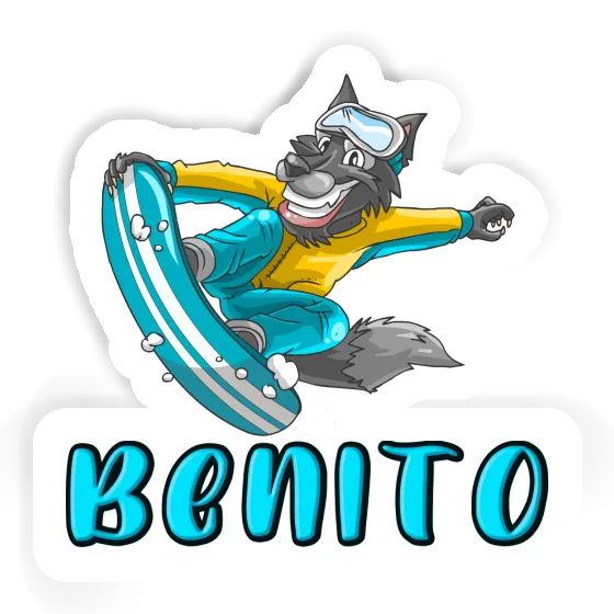 Sticker Benito Snowboarder Sticker Benito Snowboarder Image