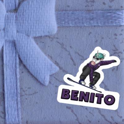 Autocollant Snowboardeuse Benito Notebook Image