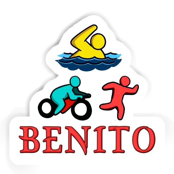Triathlète Autocollant Benito Triathlète Autocollant Benito Image