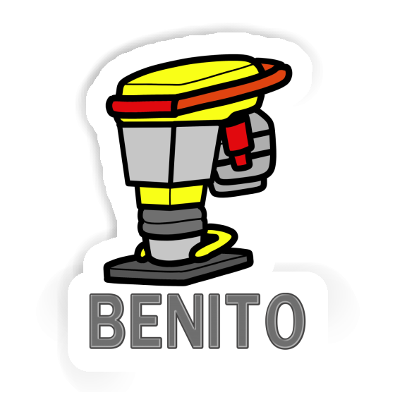 Aufkleber Rüttelstampfer Benito Gift package Image
