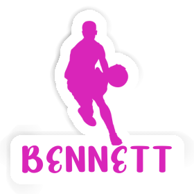 Joueur de basket-ball Autocollant Bennett Image