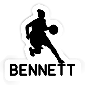 Autocollant Joueuse de basket-ball Bennett Image