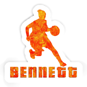 Autocollant Joueuse de basket-ball Bennett Image