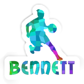 Autocollant Joueuse de basket-ball Bennett Image