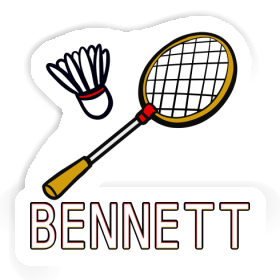 Bennett Sticker Badminton Racket Image