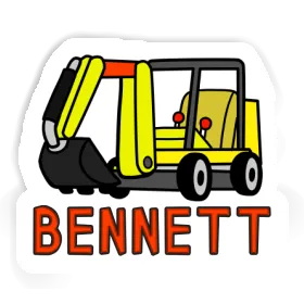 Sticker Bennett Mini-Excavator Image