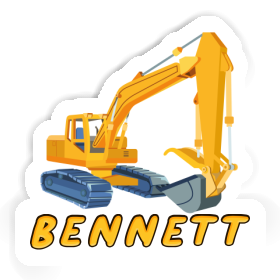 Sticker Excavator Bennett Image