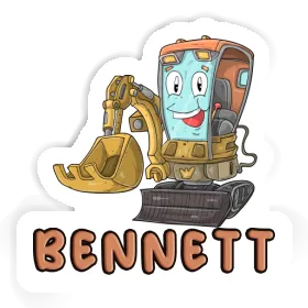 Sticker Excavator Bennett Image