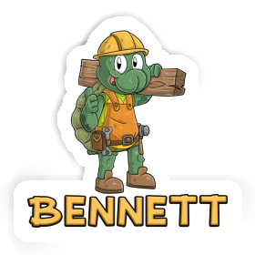 Sticker Bennett Construction worker Image