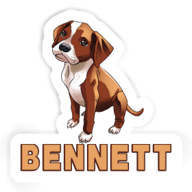 Sticker Boxer Dog Bennett Image