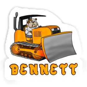 Bulldozer Sticker Bennett Image