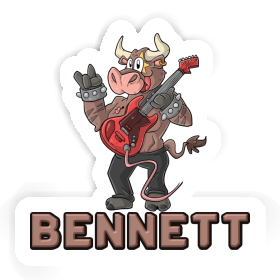 Sticker Guitarist Bennett Image