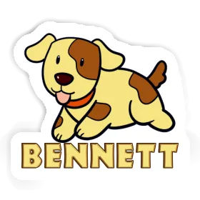 Autocollant Bennett Chien Image