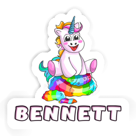 Sticker Baby Unicorn Bennett Image