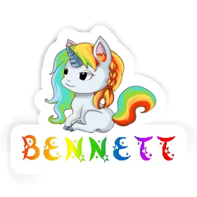 Sticker Bennett Unicorn Image