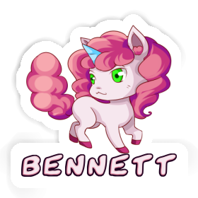 Bennett Sticker Unicorn Image