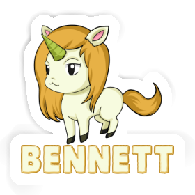 Unicorn Sticker Bennett Image