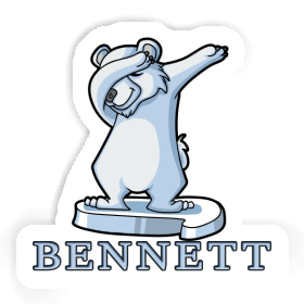 Polar Bear Sticker Bennett Image