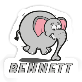 Bennett Aufkleber Elefant Image