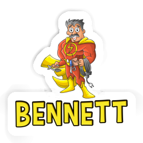 Sticker Bennett Electrician Image