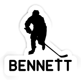 Bennett Sticker Hockey Player Image