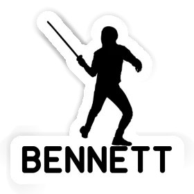 Bennett Autocollant Escrimeur Image